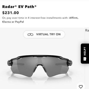 Oakley Radar EV Path Black Sunglasses